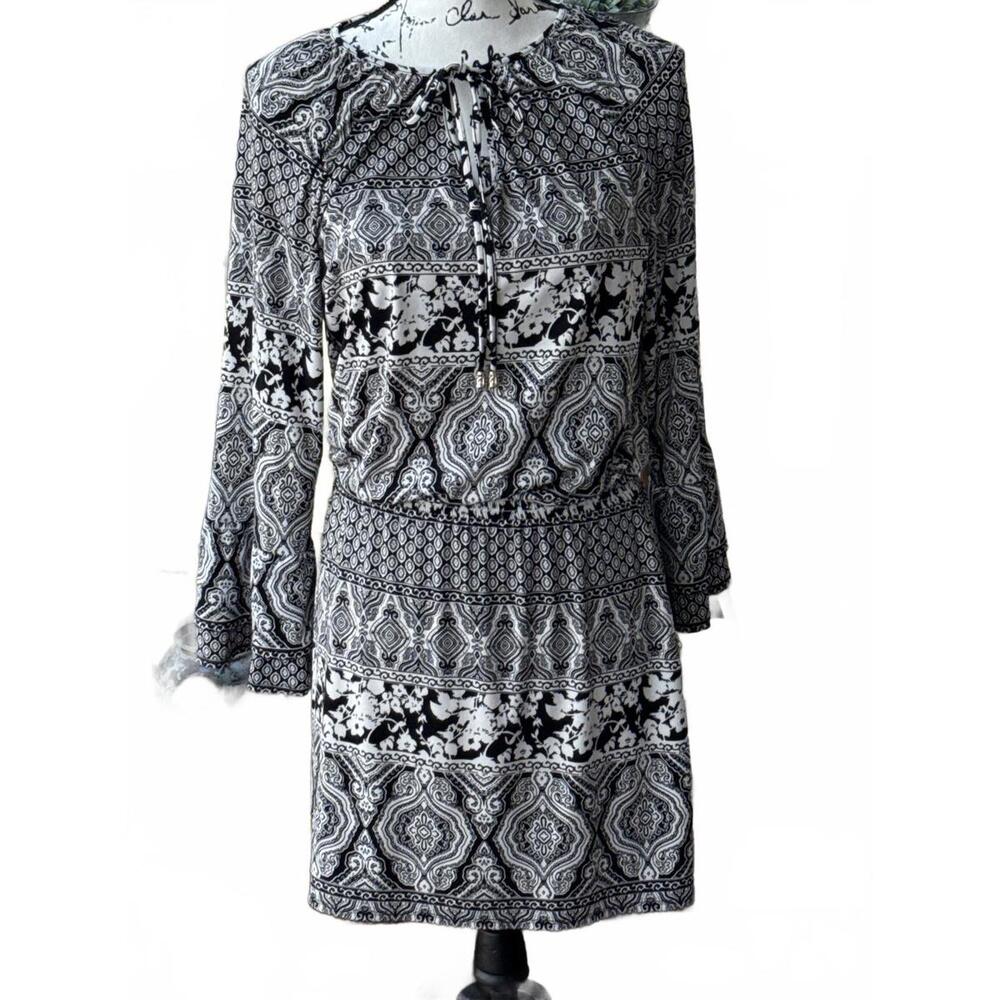 White House Black Market Women's Long Sleeve Dress Size 8